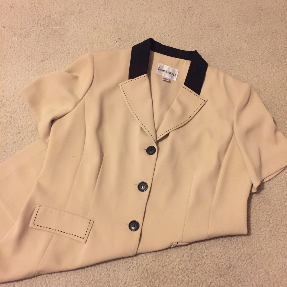Danny and Nicole vintage button up dress/overtop